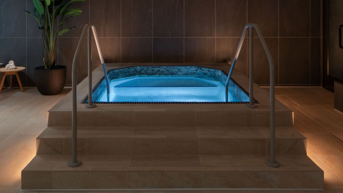 A cold plunge inside an LT club