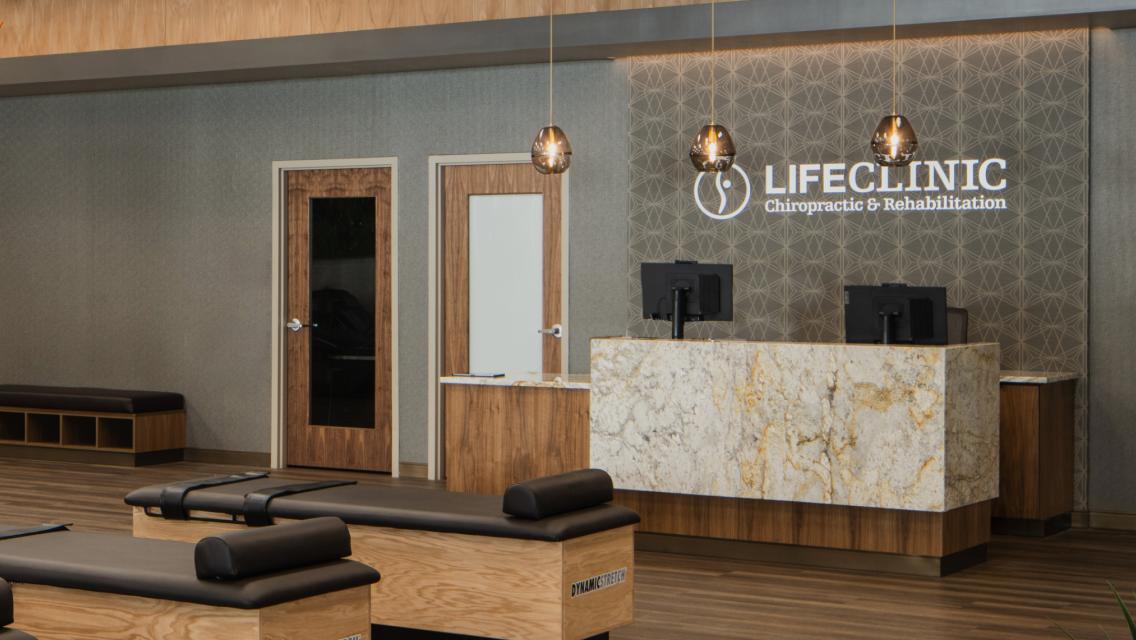 life clinic desk and tables