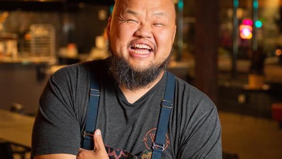 Chef Yia Vang smiling