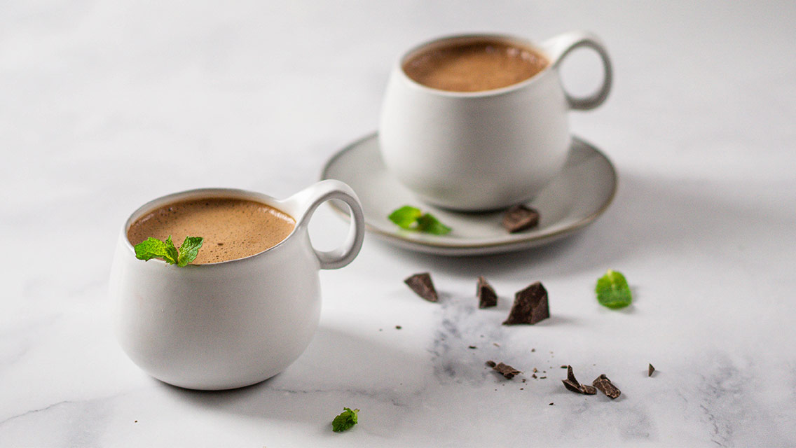 vegan peppermint mocha