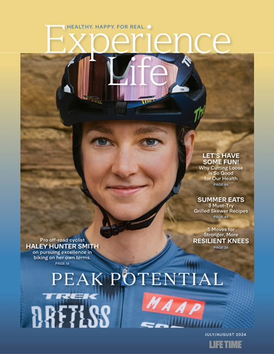 July/August 2024 cover of Experience Life with Haley Hunter Smith