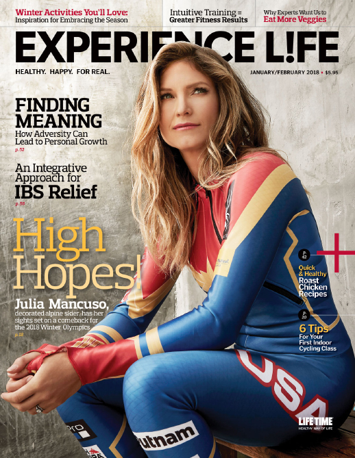 Julia Mancuso on the cover