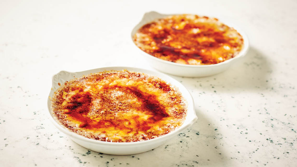 vegan creme brulee