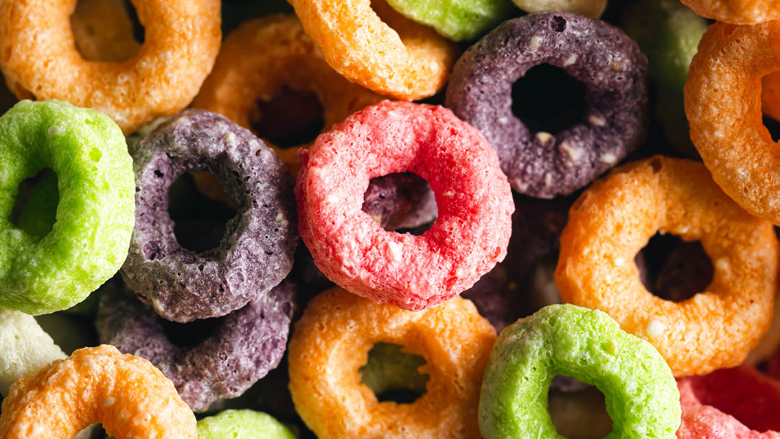 colorful cereal loops