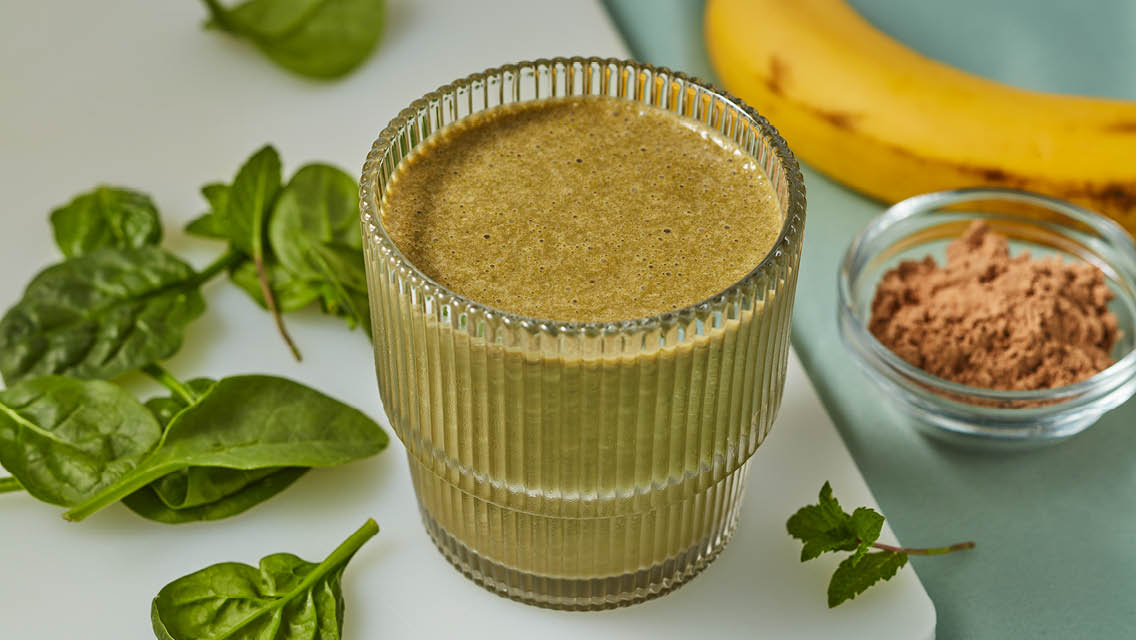 minty shamrock smoothie