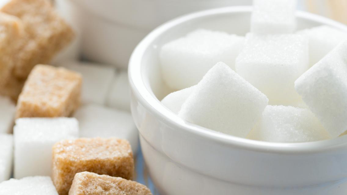 sugar cubes in a bowl