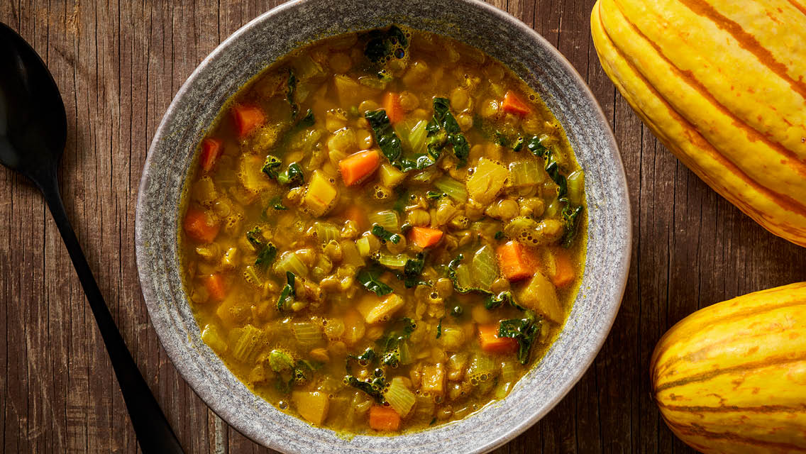 nov22-cc-lentil-soup a bowl of lentil soup