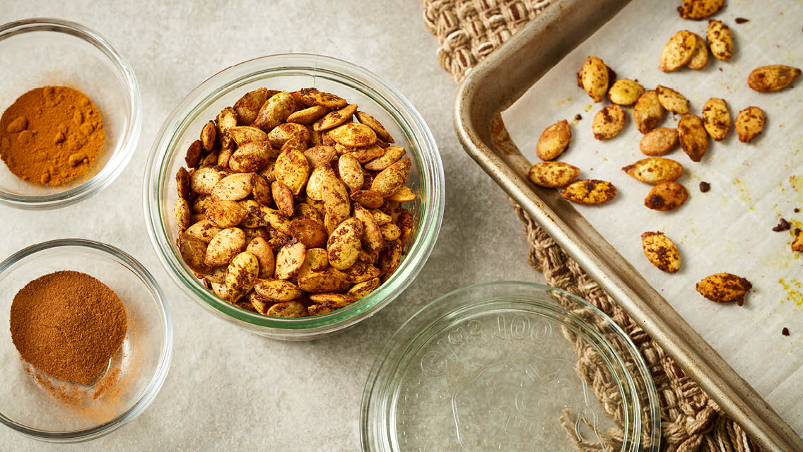 roasted pumpkin seeds