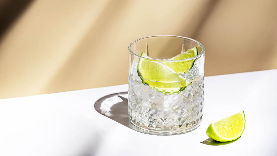 a gin and tonic