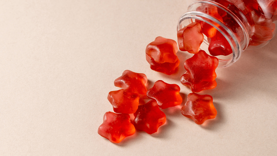 red multi vitamin gummies