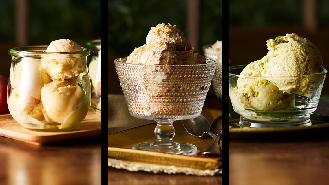 homemade ice creams